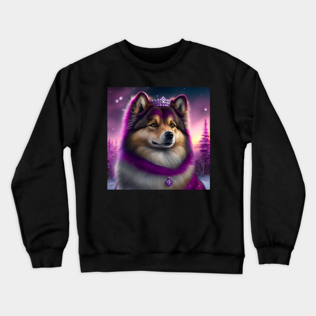 Finnish Lapphund Beauty Crewneck Sweatshirt by Enchanted Reverie